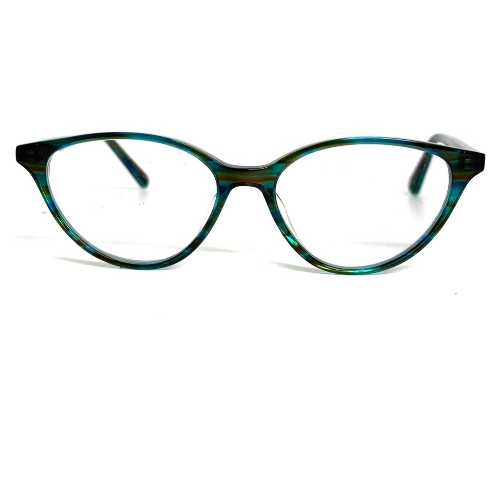 Kilsgaard Mary-Le-Bow The Acetates Eyeglass Frames Teal Brown 51-16-140 Col.4992